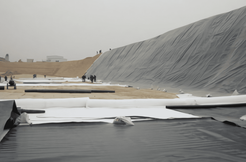 Geomembrane construction Geomembrane construction