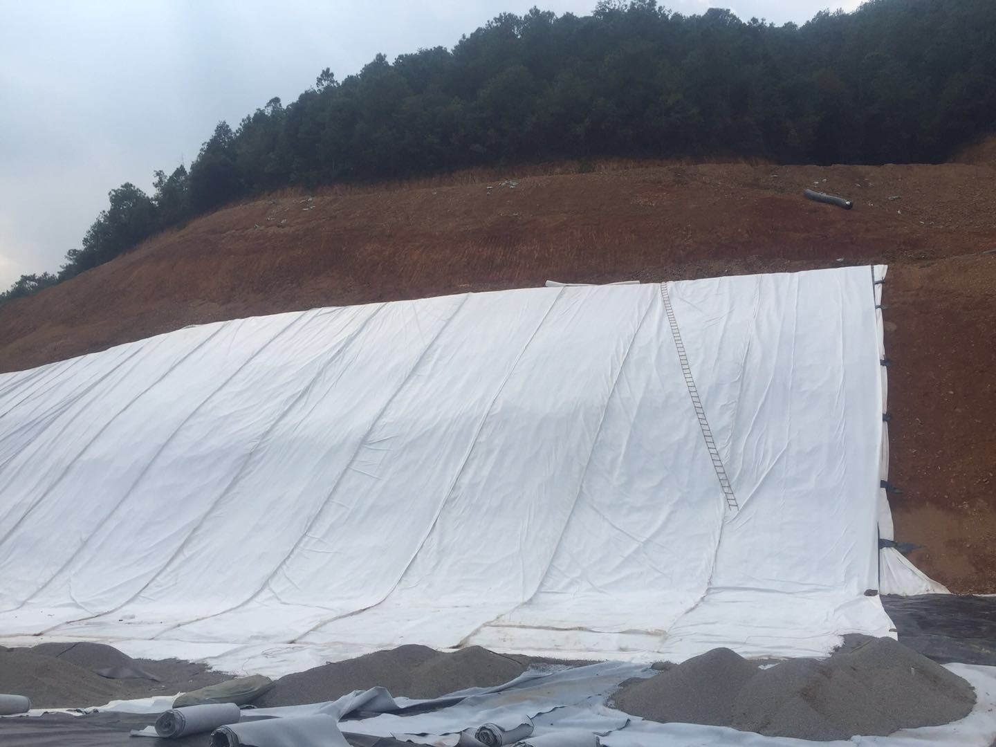 Eco-friendly polyester non-woven geotextile