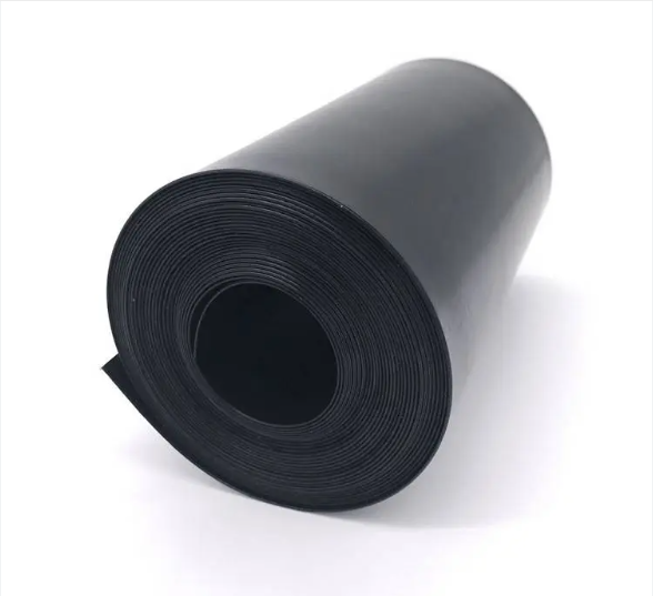 Smooth waterproof HDPE geomembrane.