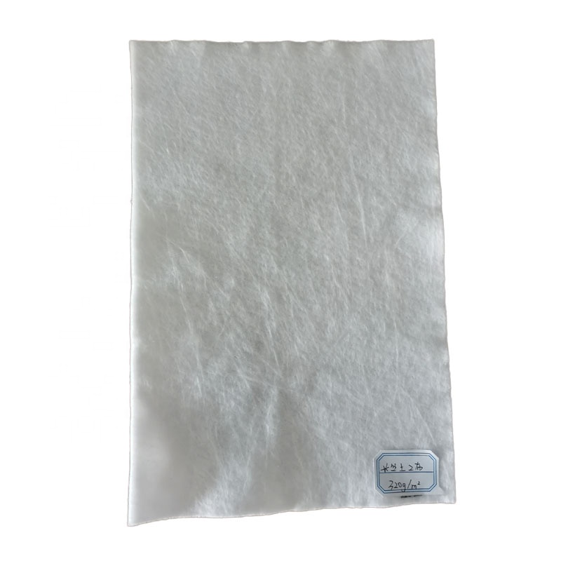 Non-woven geotextile for road reinforcement