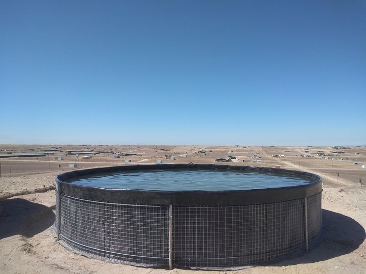 Anti-leakage geomembrane for tank