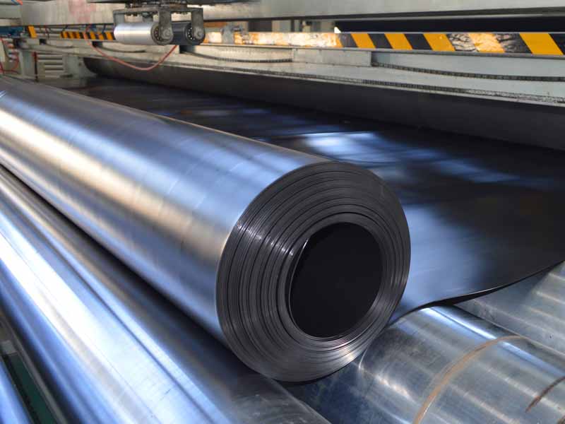 Экологически чистая геомембрана HDPE.