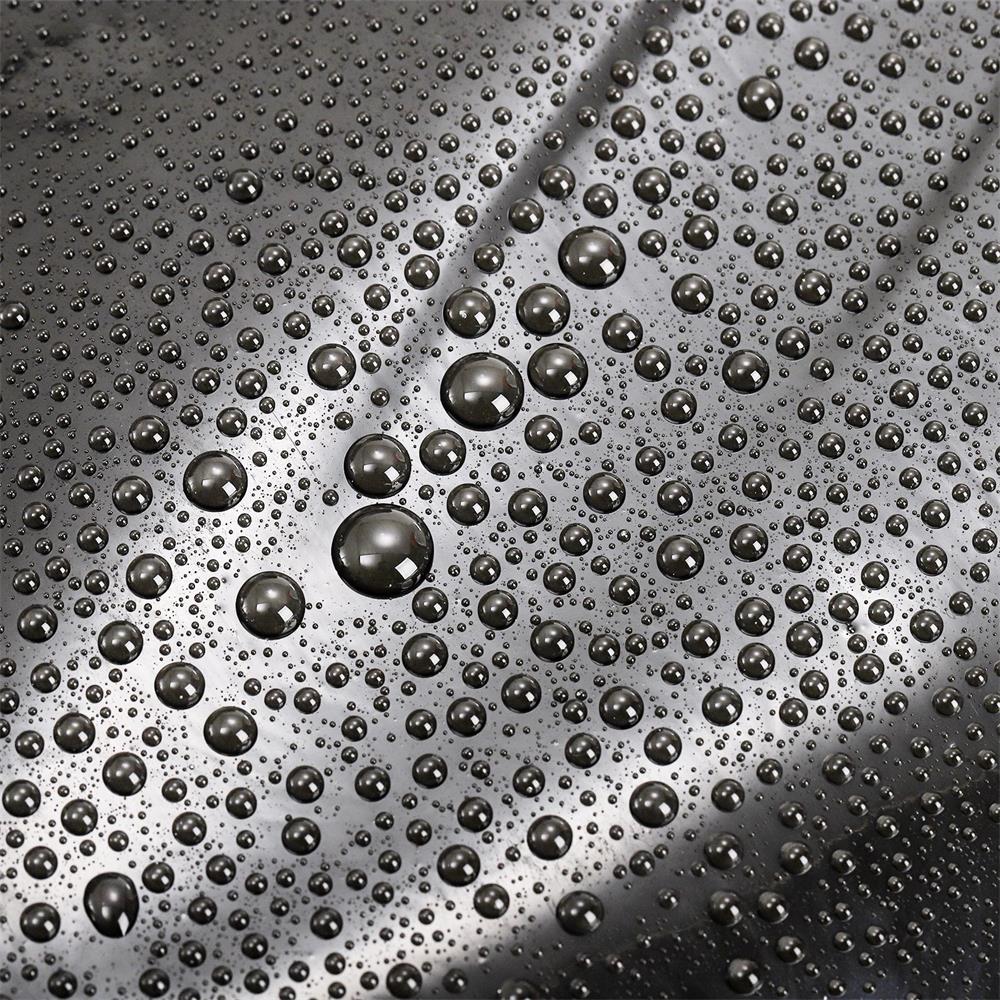 Smooth waterproof HDPE geomembrane.